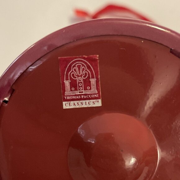 Vintage Thomas Pacconi Metal Tin Ornaments 3Bells, 1 Santa, 1 Nutcracker, Star - Picture 4 of 15